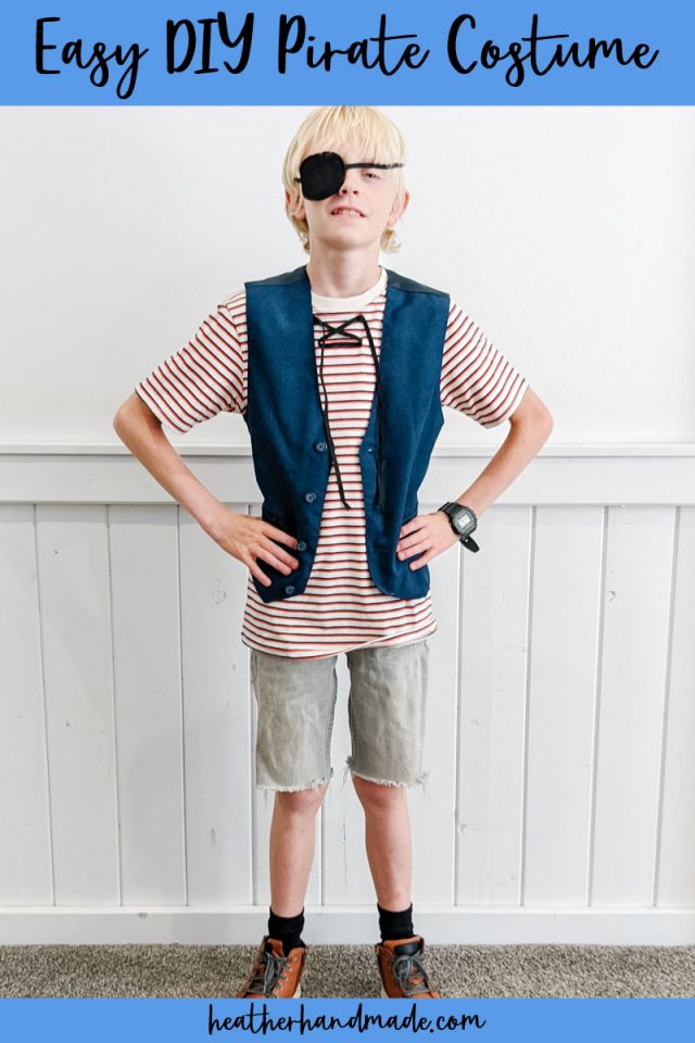 Easy DIY Pirate Costume Heather Handmade