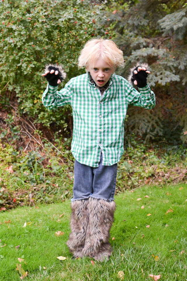 diy werewolf costume