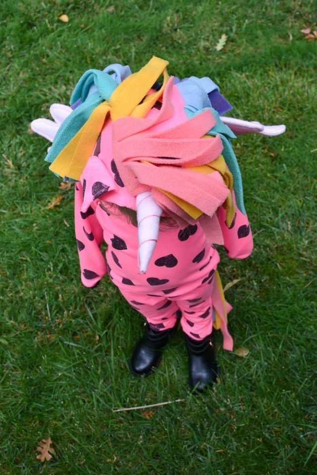 How to Make a Rainbow Unicorn Costume // heatherhandmade.com