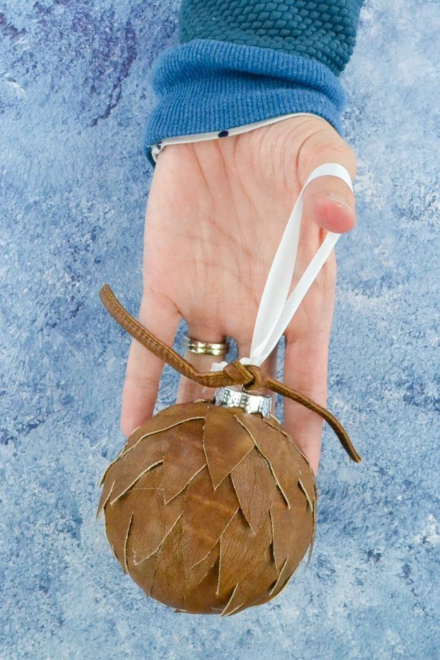 DIY Leather Ornament Tutorial • Heather Handmade
