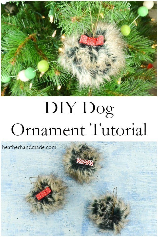 DIY Dog Ornament Tutorial // heatherhandmade.com