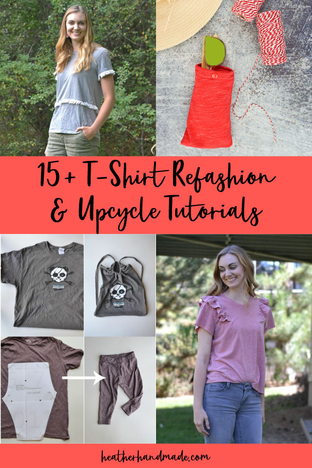 14 T-Shirt Refashion and Upcycle Tutorials