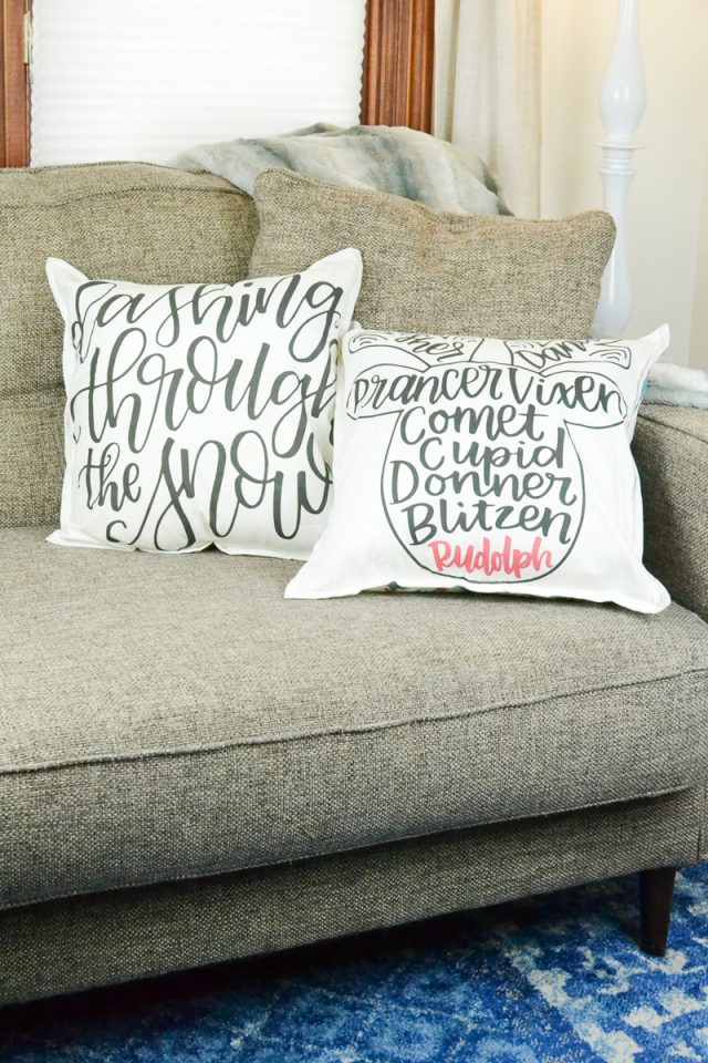 DIY Christmas Pillow Covers