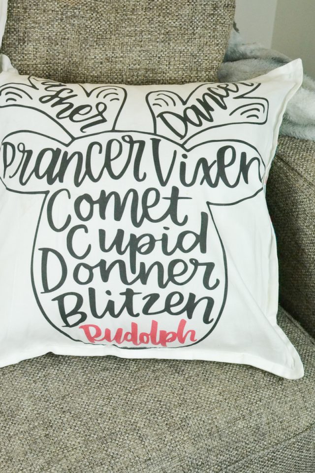 DIY Christmas Pillow Covers