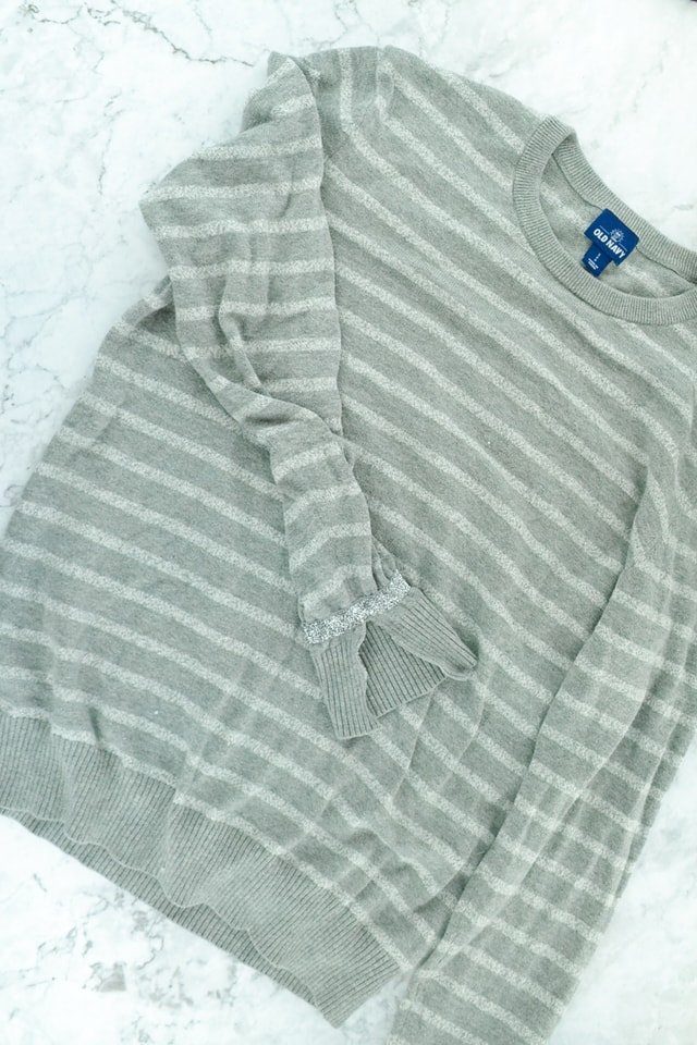 Glitter Sweater Refashion Tutorial // heatherhandmade.com