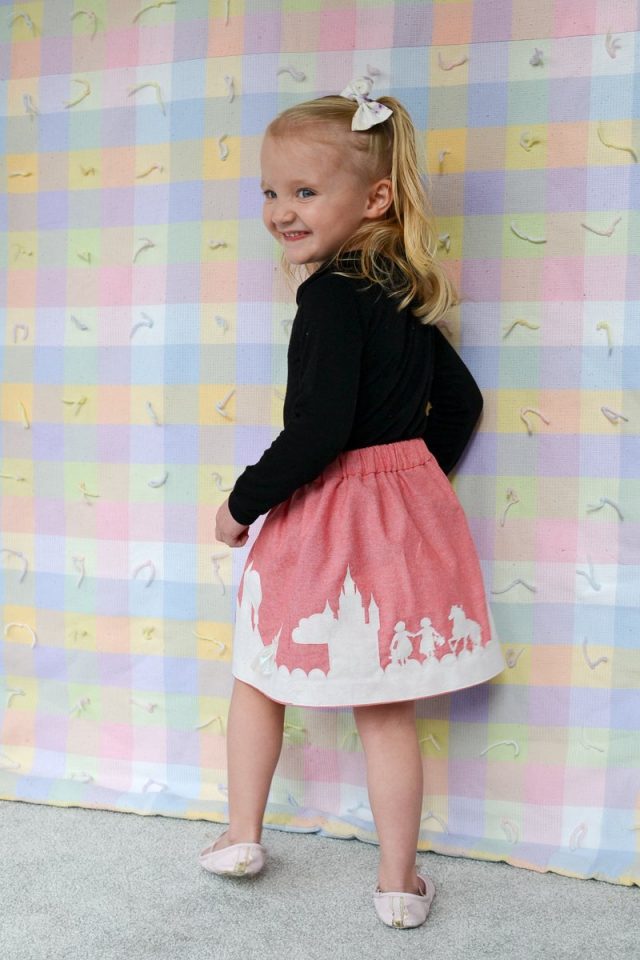 DIY Border Print Skirt // heatherhandmade.com