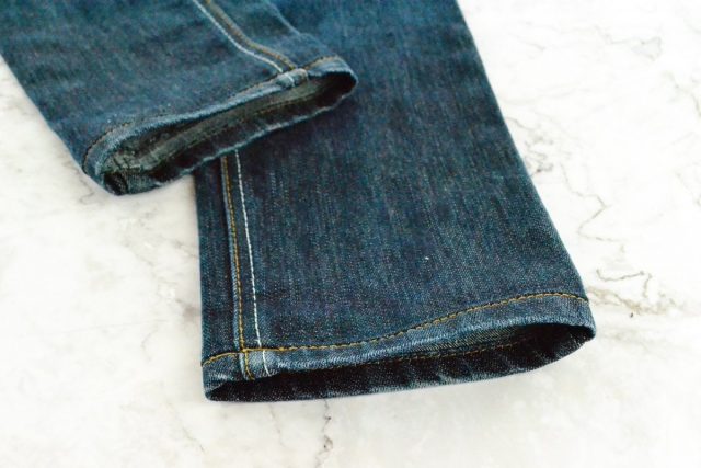 How to Hem Jeans with the Original Hem // heatherhandmade.com