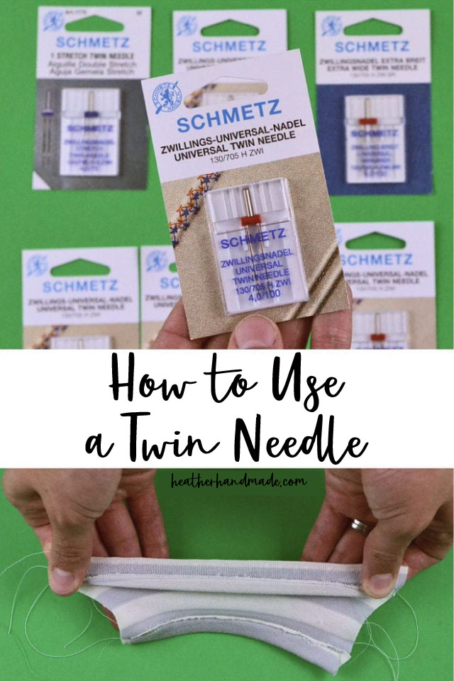 How to Use a Twin Needle