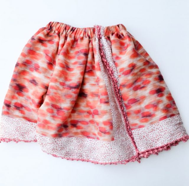 Refashioned Skirt Tutorial with Scarves // heatherhandmade.com