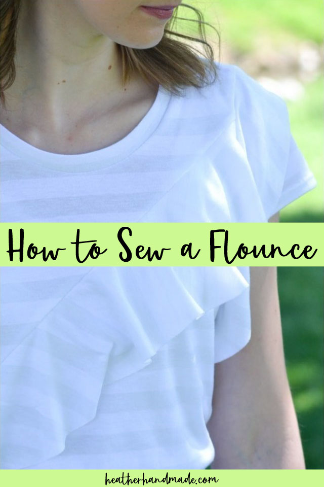 how to sew a flounce