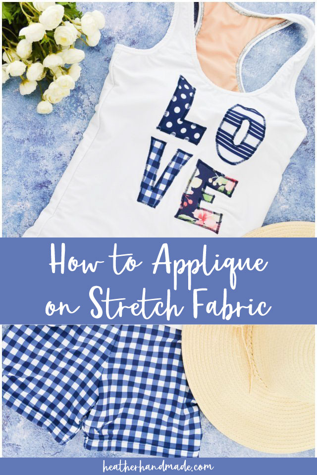 How to Applique on Stretch Fabric