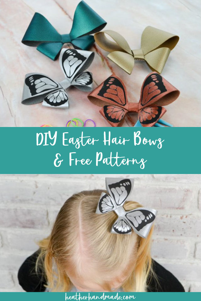 Easter Hair Bows and Free Patterns