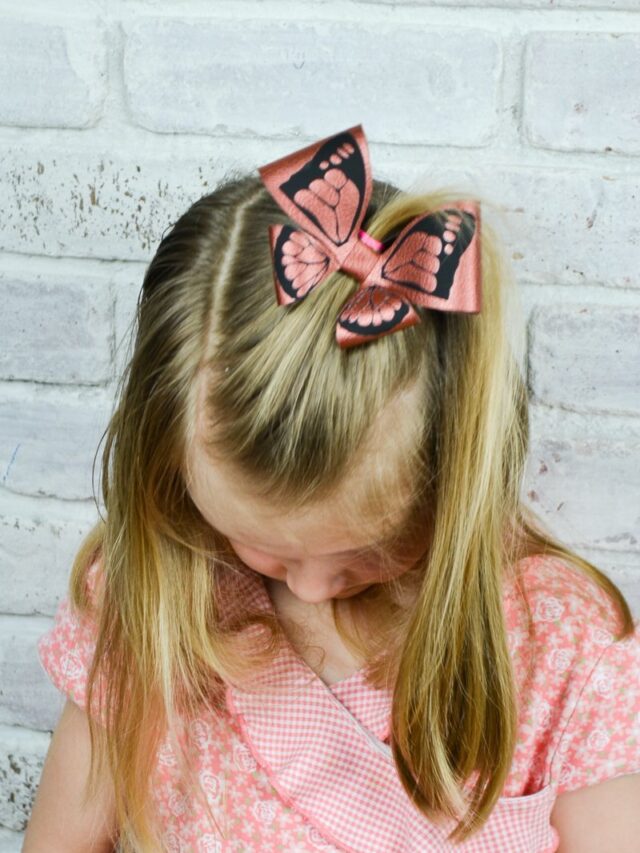 Easter Hair Bows and Free Patterns // heatherhandmade.com