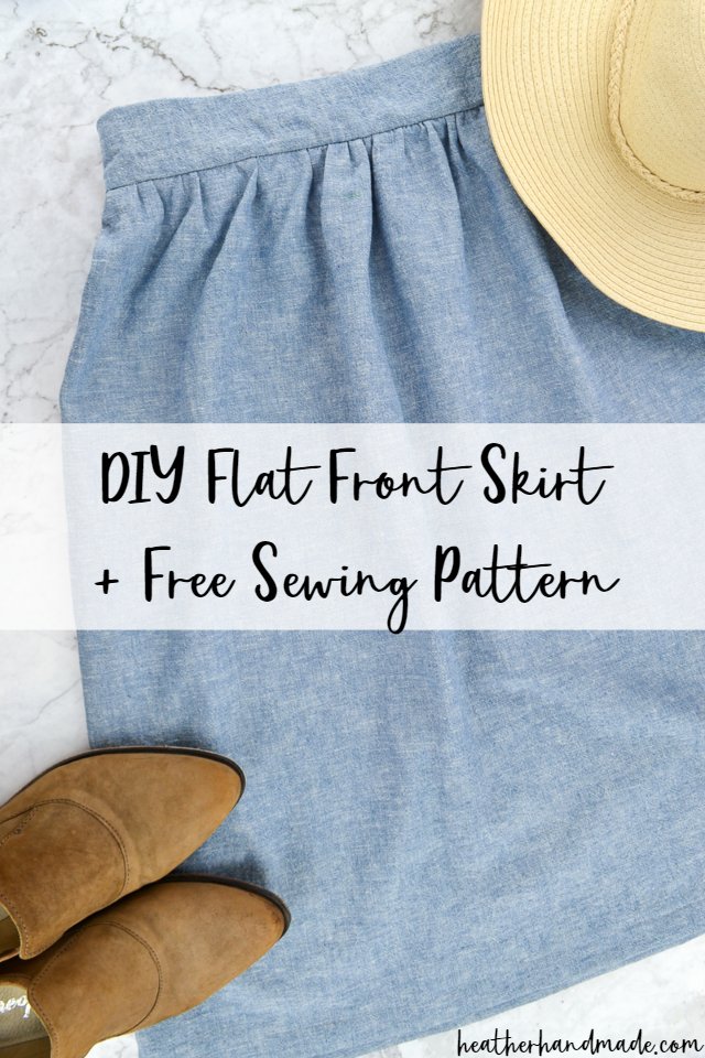 Free Flat Front Skirt Pattern