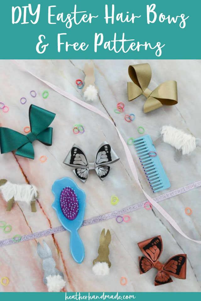 Easter Hair Bows and Free Patterns