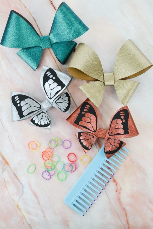 Easter Hair Bows and Free Patterns // heatherhandmade.com
