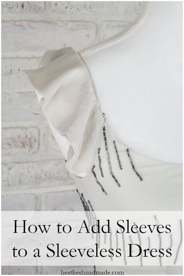 How to Add Sleeves to a Dress // heatherhandmade.com