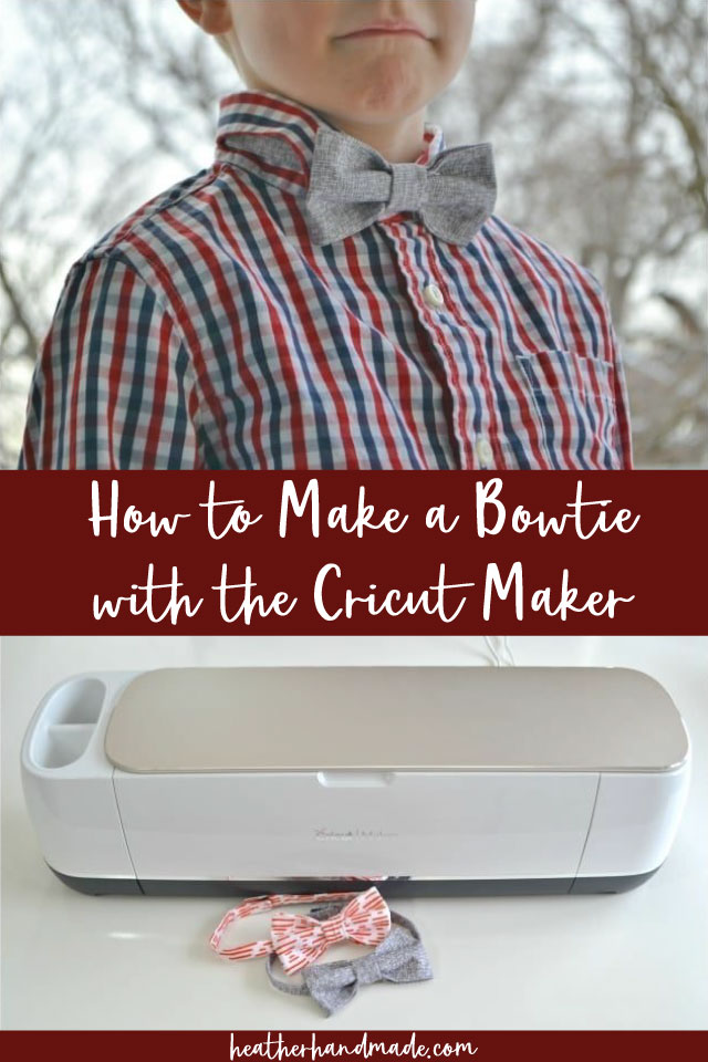 How to Make a Bowtie with the Cricut Maker