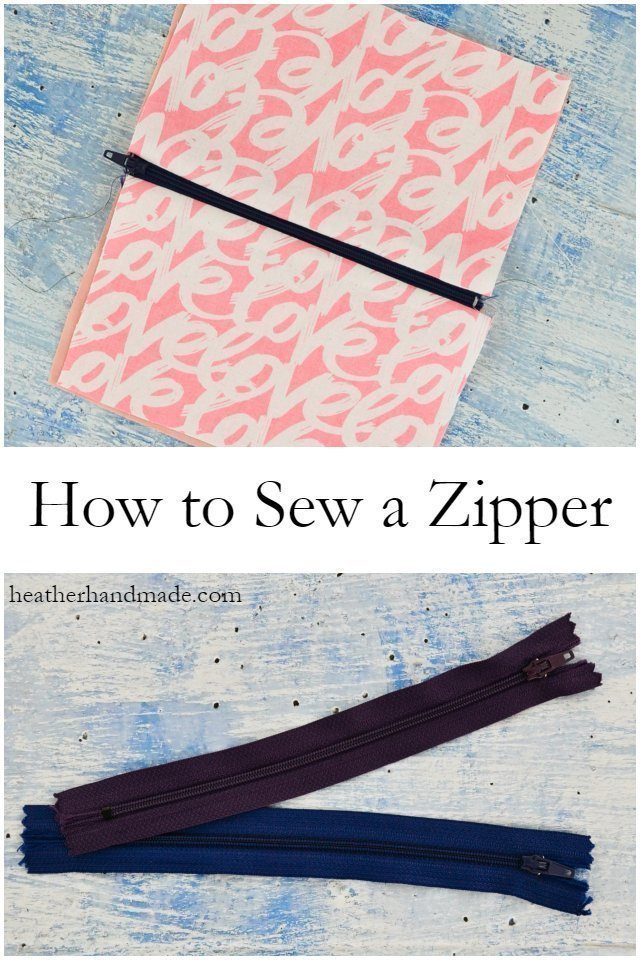 How to Sew a Zipper // heatherhandmade.com