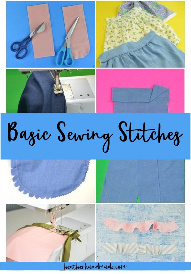 basic sewing stitches