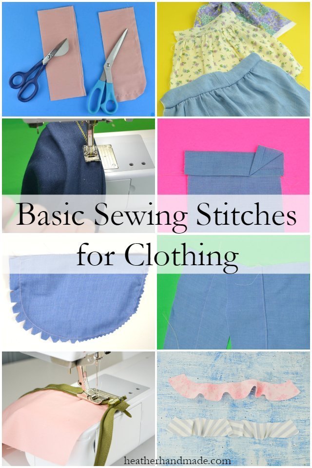 basic sewing stitches
