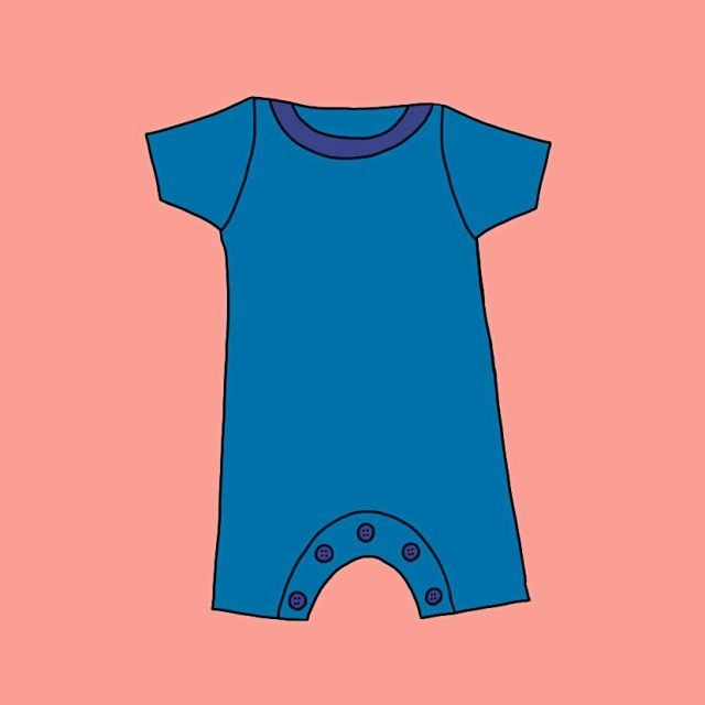 upcycled t-shirt romper pattern