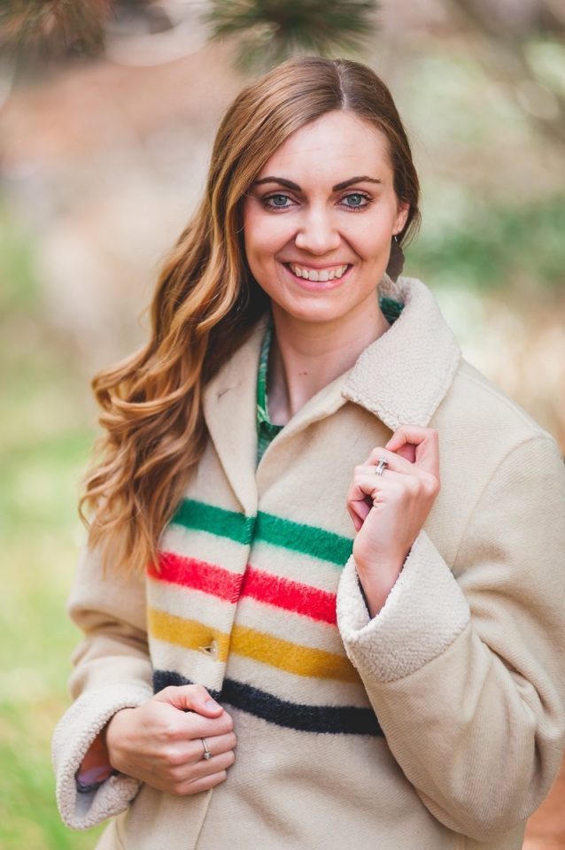 Hudson Bay Wool Coat Refashion // heatherhandmade.com