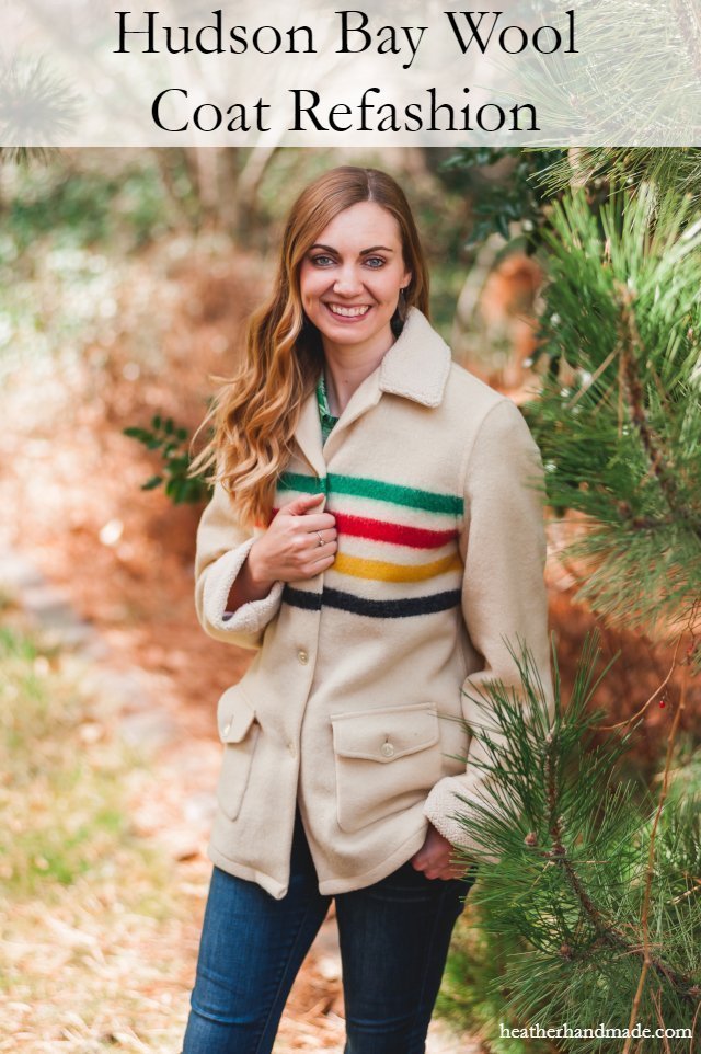 Hudson’s Bay Wool Coat Refashion