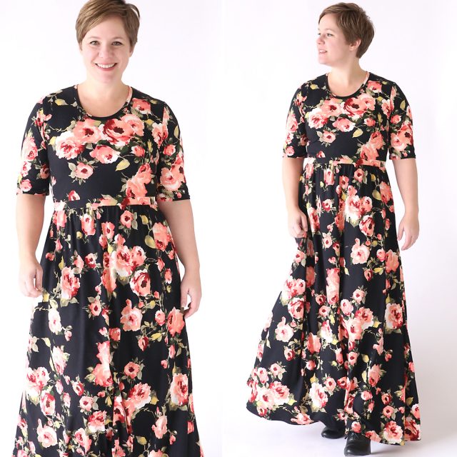 classic tee maxi dress