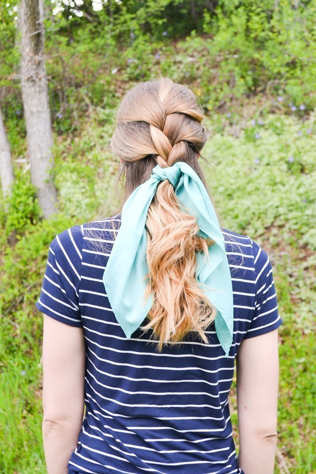 hair braid hair scarf