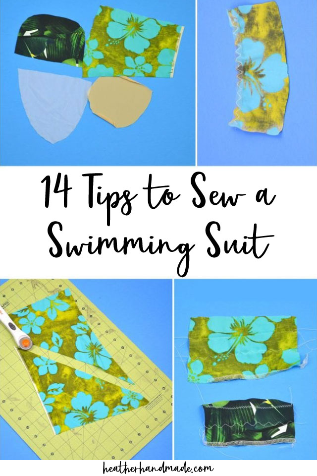 how to sew a swimming suit