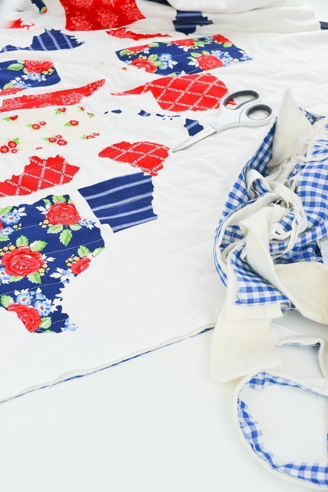 trim quilt edges