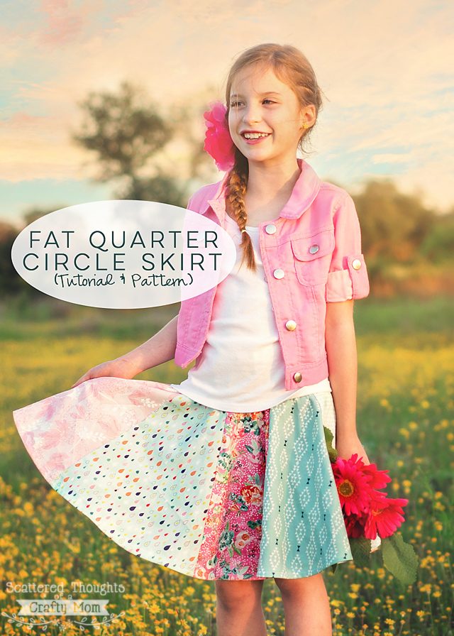 fat quarter circle skirt