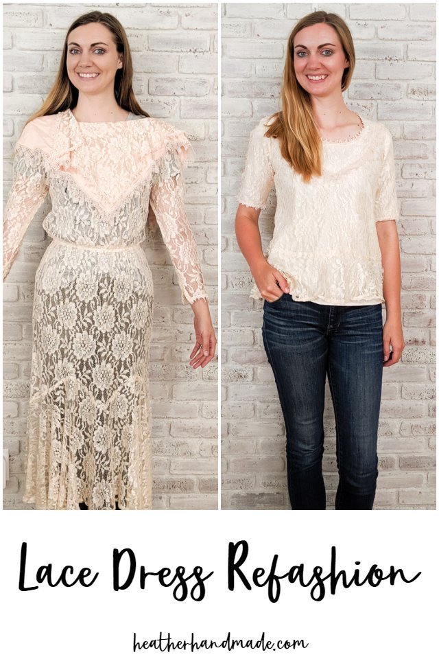 Lace Dress Refashion