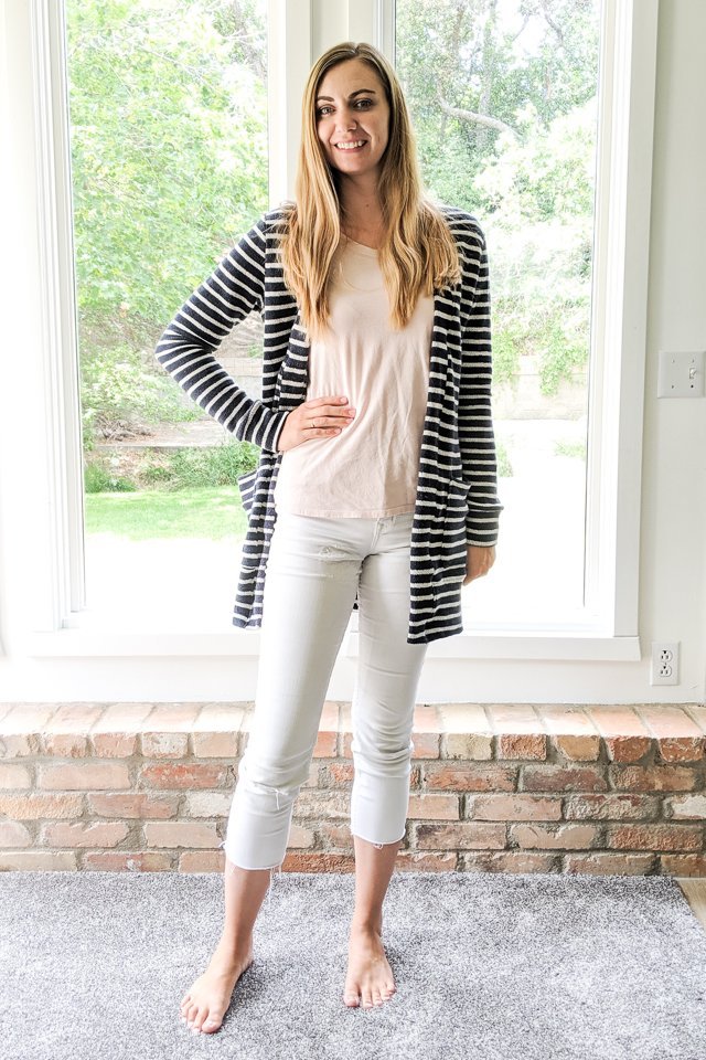 sew french terry cardigan