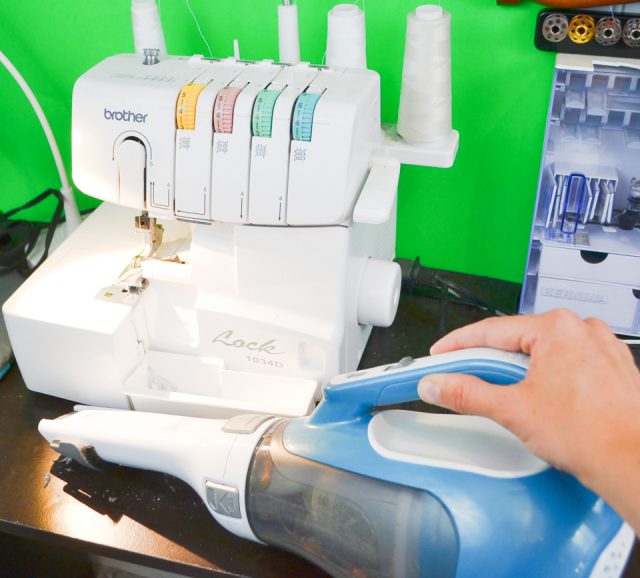 clean sewing room