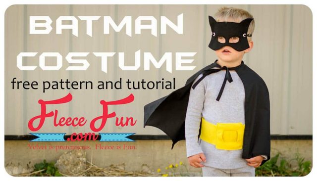 free batman cape pattern