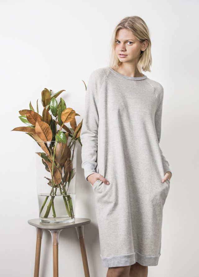 free jersey dress with pockets pattern