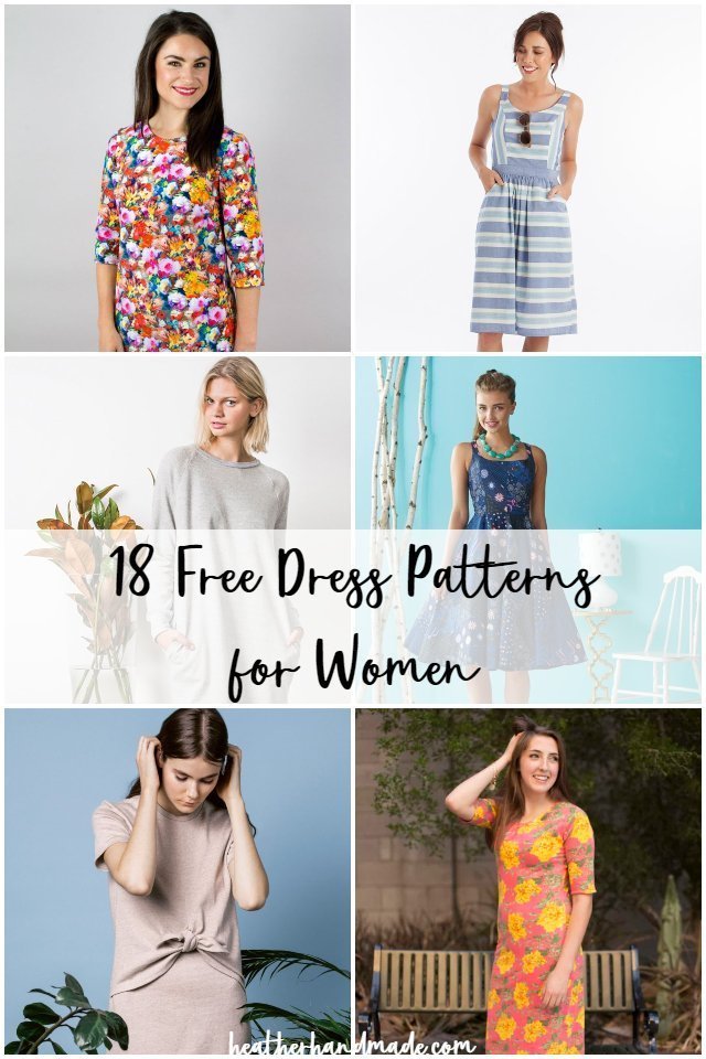 18 Free Dress Patterns