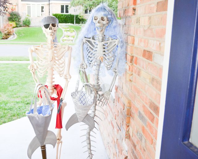 skeletons trick or treating