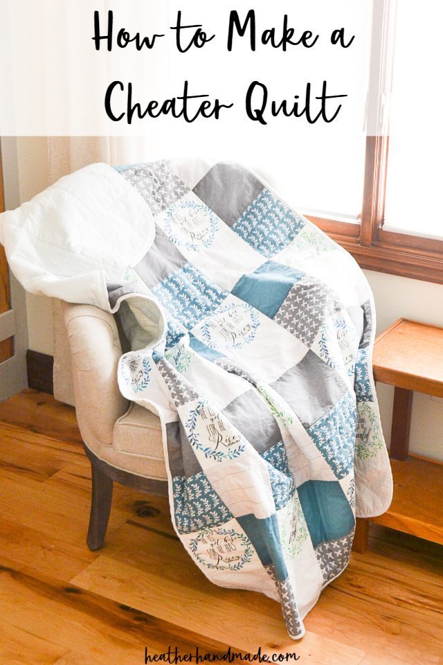 make a cheater quilt