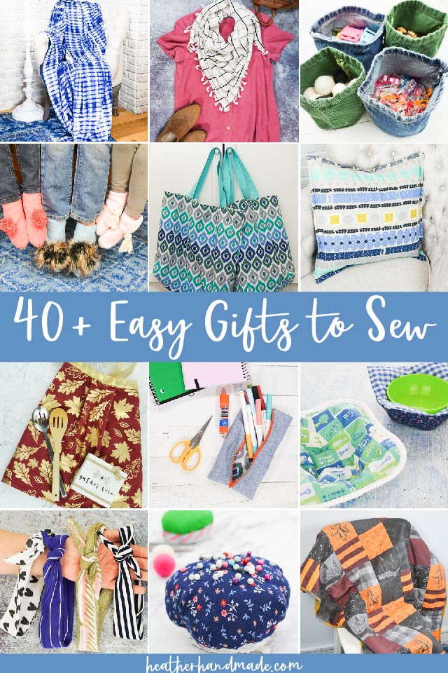 50 Easy Gifts to Sew • Heather Handmade