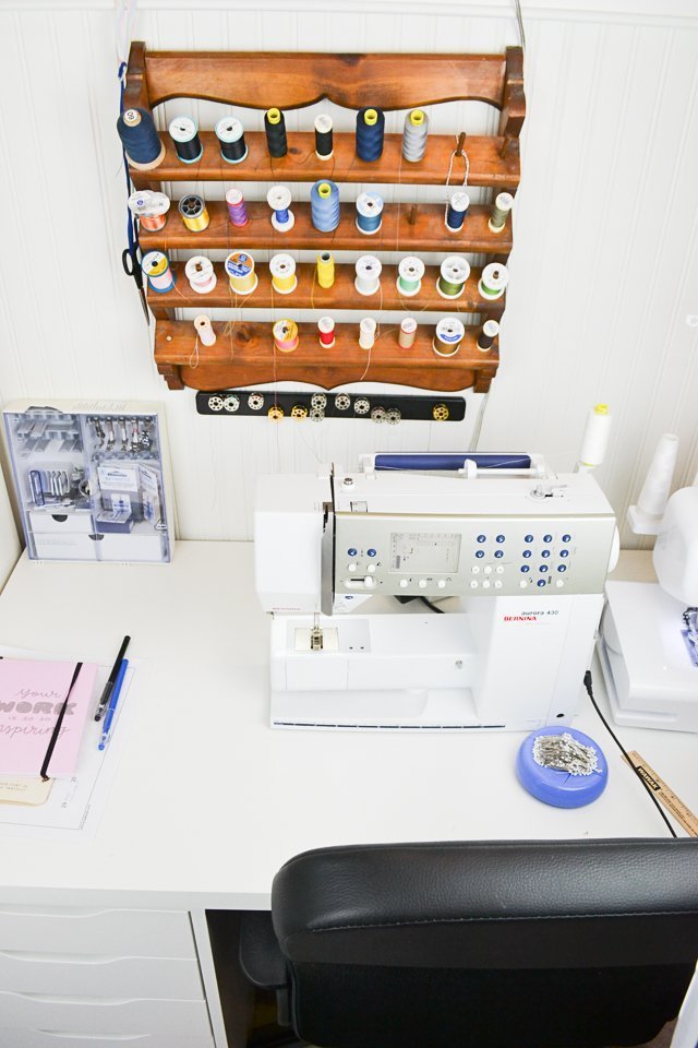 alex sewing machine table