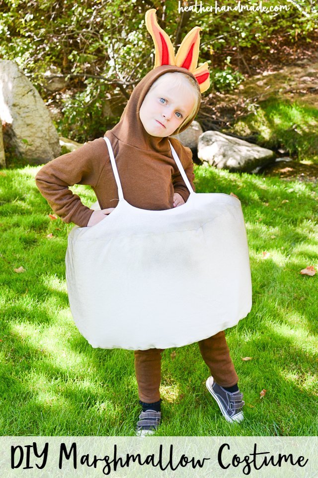 DIY Marshmallow Costume • Heather Handmade