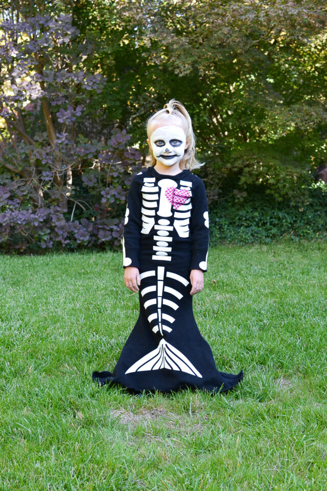 DIY Skeleton Mermaid Costume