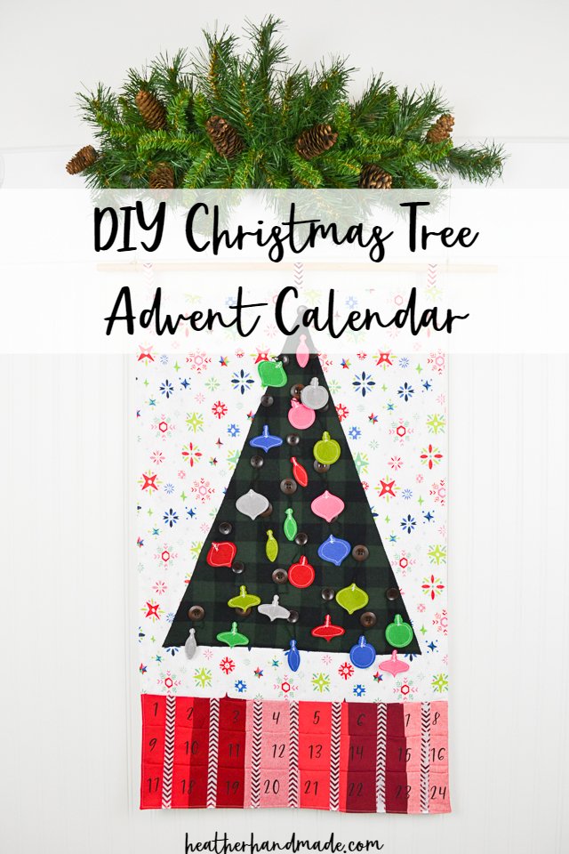 christmas tree advent calendar