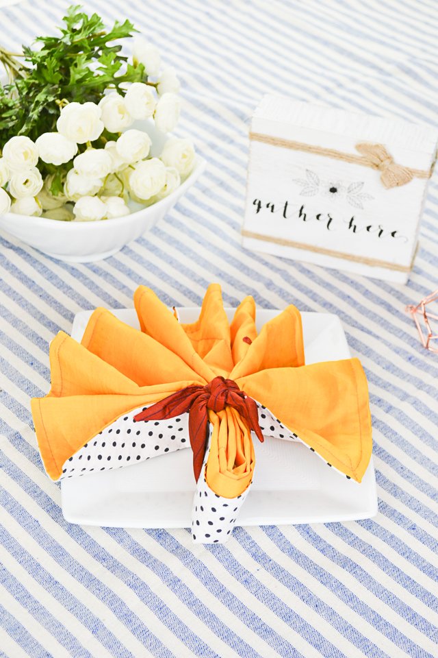 diy fabric napkins