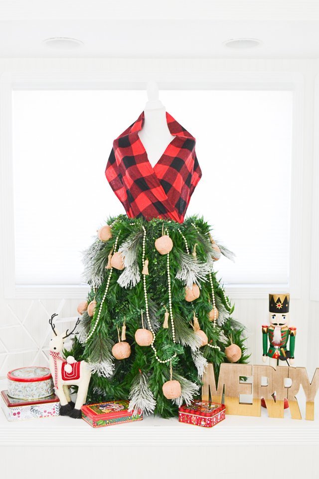 Make a Dress Form Christmas Tree • Heather Handmade