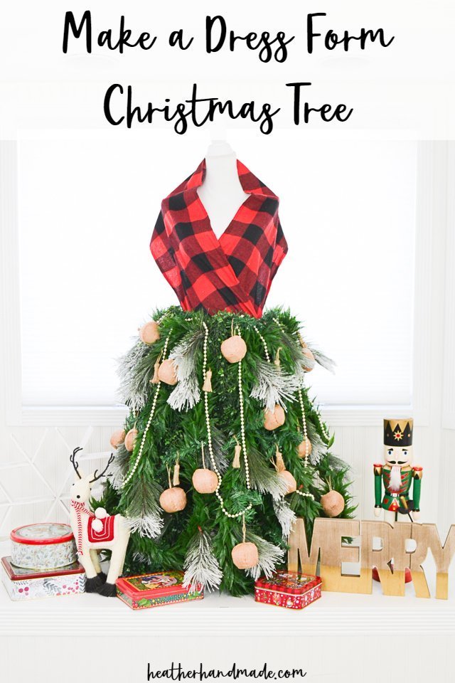 Make a Dress Form Christmas Tree