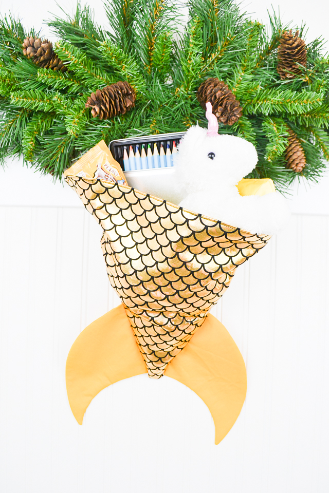 free mermaid stocking pattern